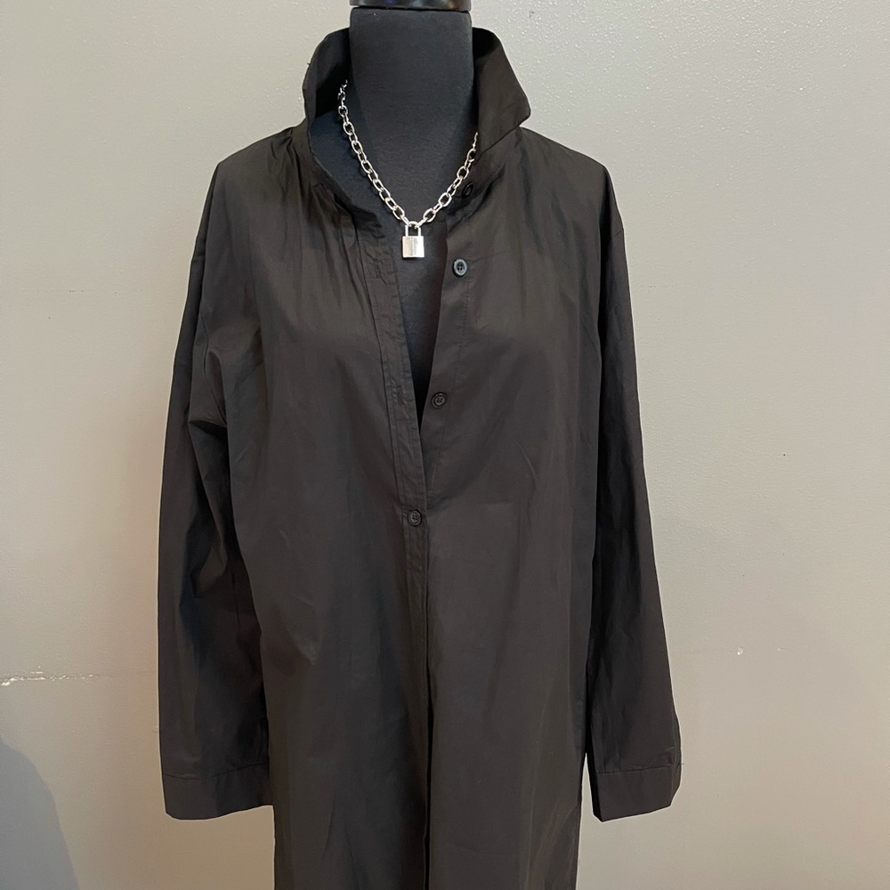 Button up shift dress